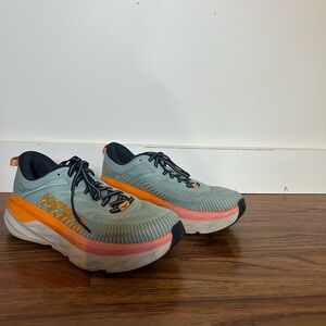 Hoka One One W Bondi 7 Blue Haze Women's Running Shoes Size 9